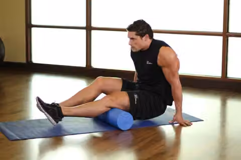 Demonstrasi gerakan Hamstring-SMR.