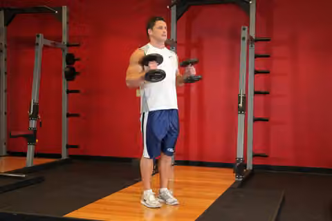 Demonstrasi gerakan Hammer Curls.